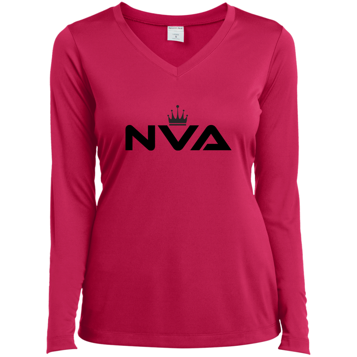 Women's Long Sleeve Think Performance V-Neck Tee