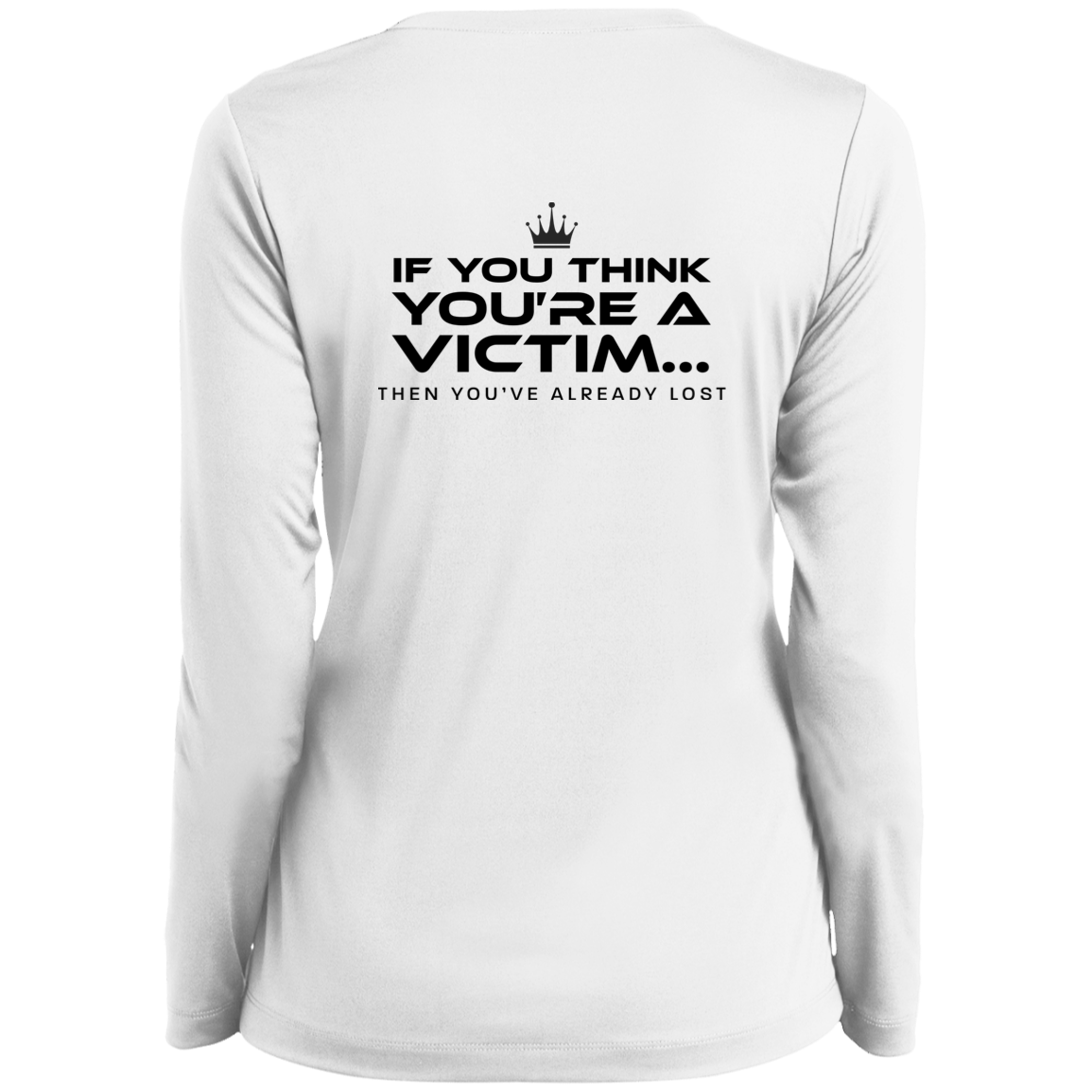 Women's Long Sleeve Think Performance V-Neck Tee